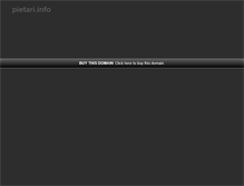 Tablet Screenshot of pietari.info